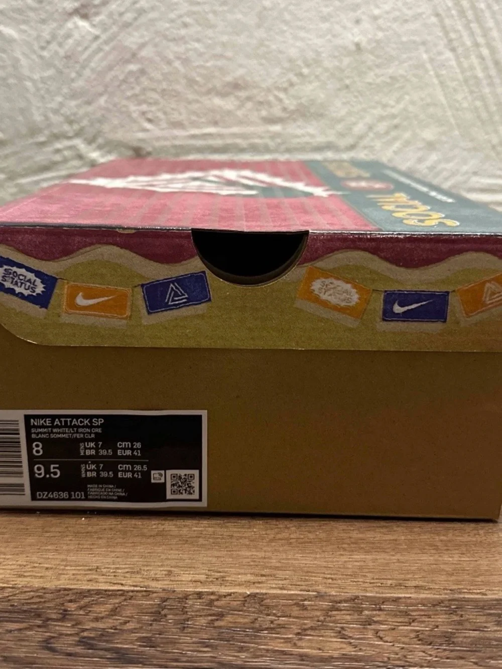 Nike Social Status x Mac Attack SP Silver Linings USED DZ4636-101 Size 8 OG ALL